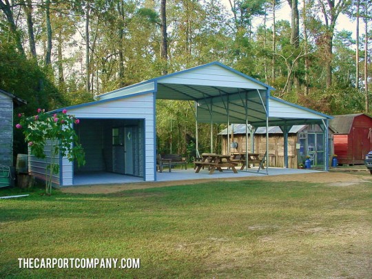 Barn Style Metal Carports - The Carport Company